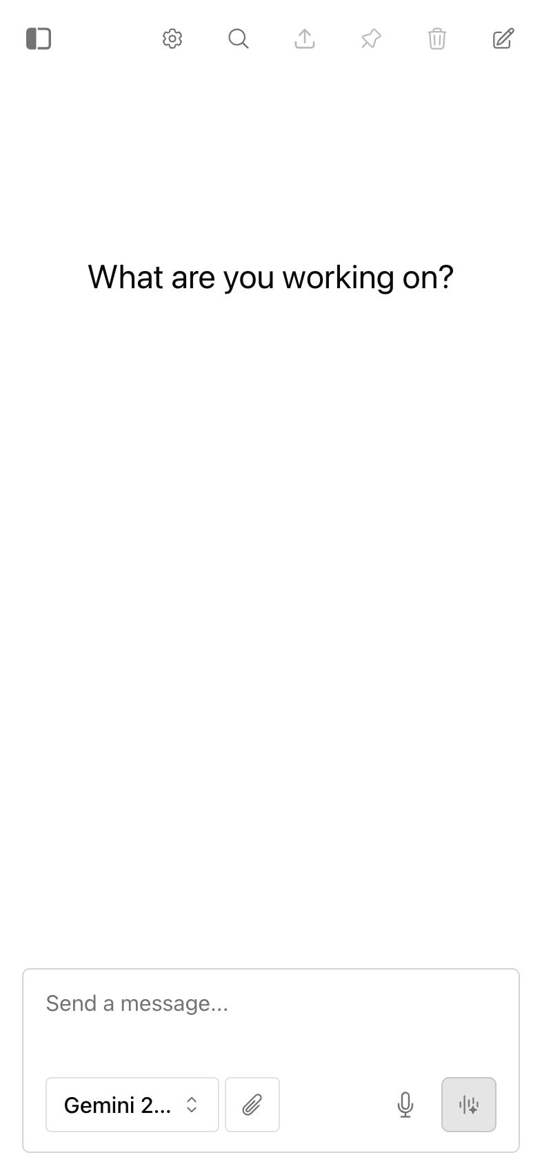 promptly template screenshot on mobile