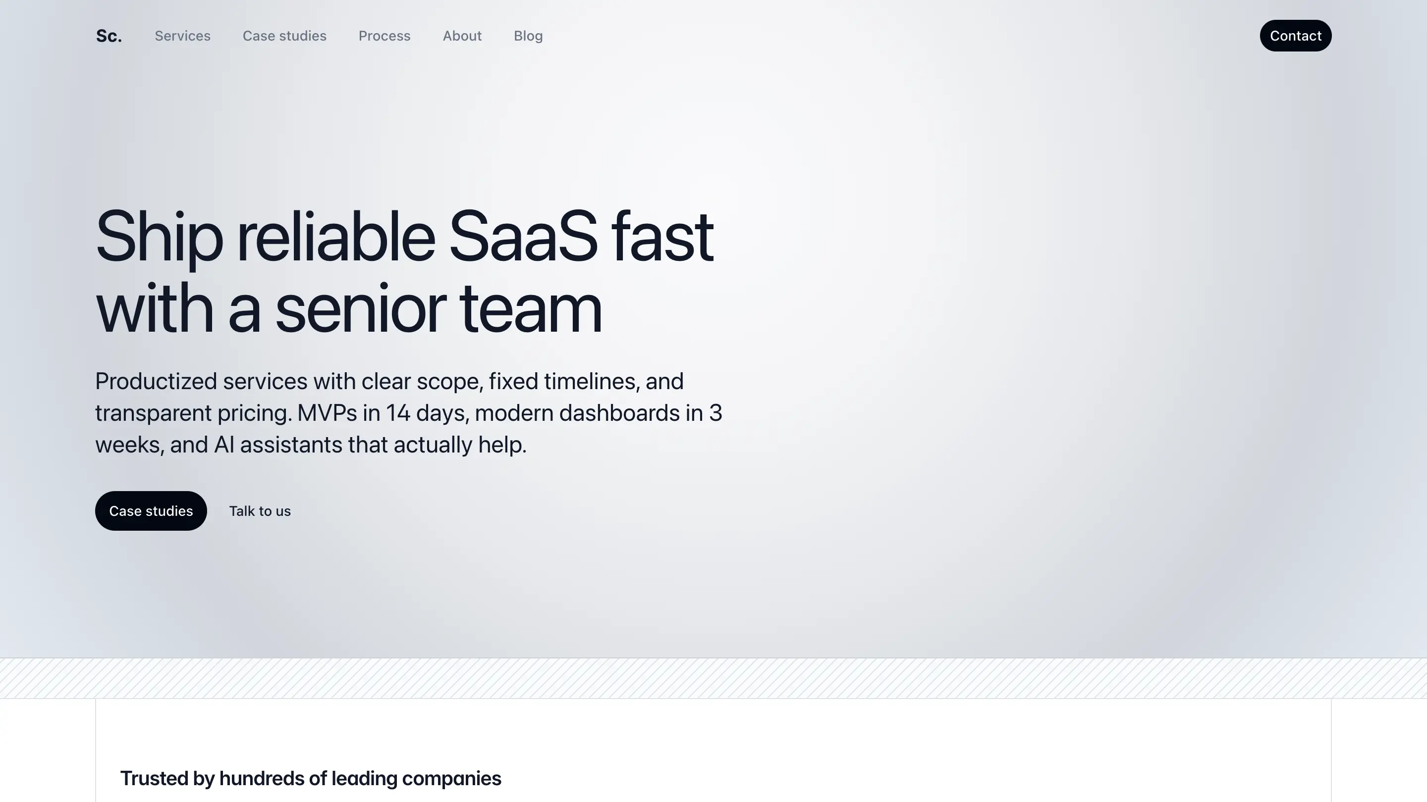 scale template screenshot on desktop